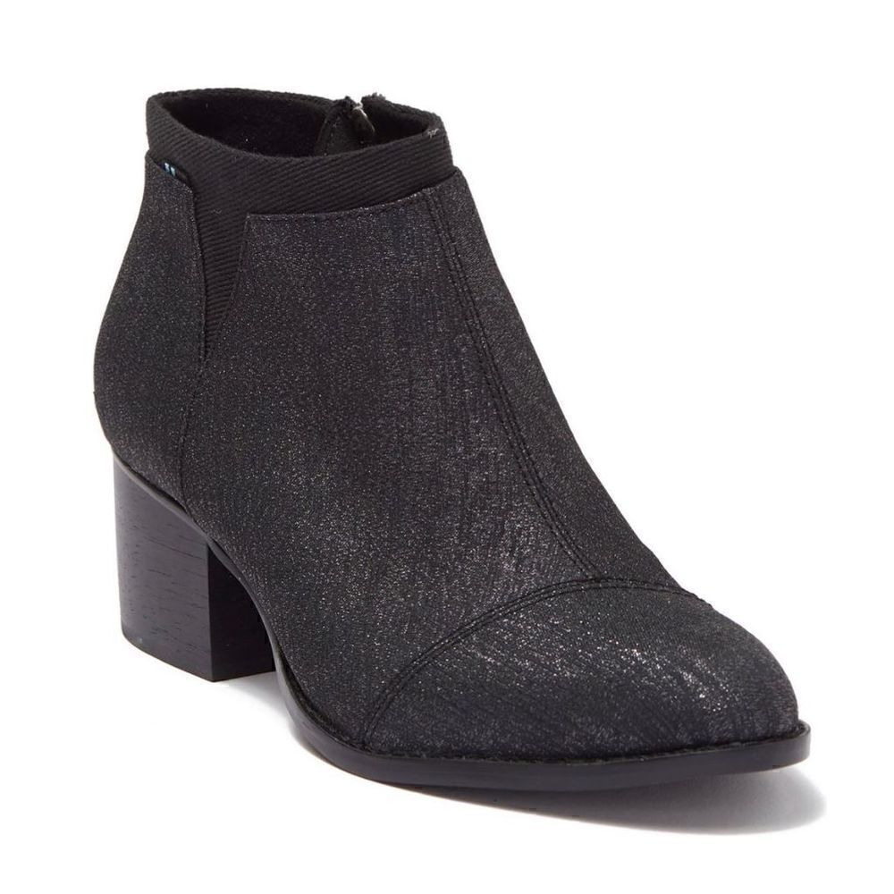Toms | Loren Shimmer Block Booties